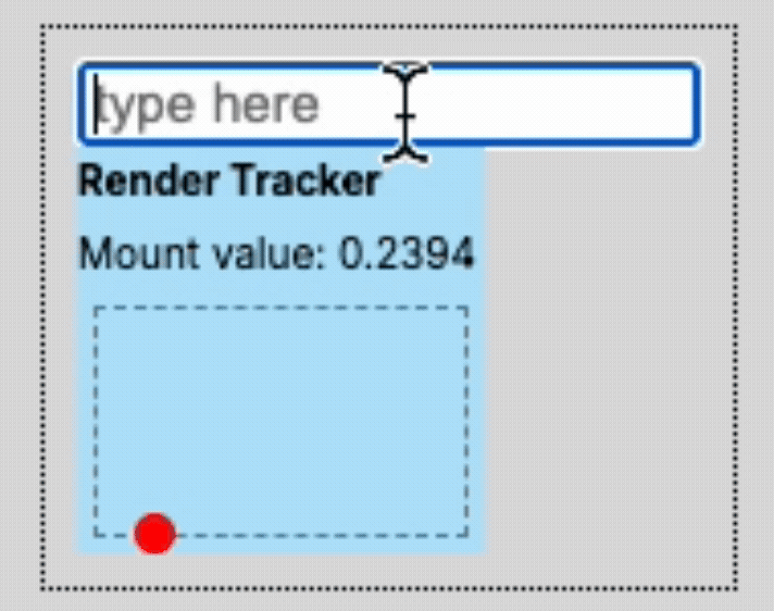 제어 컴포넌트 타이핑 시